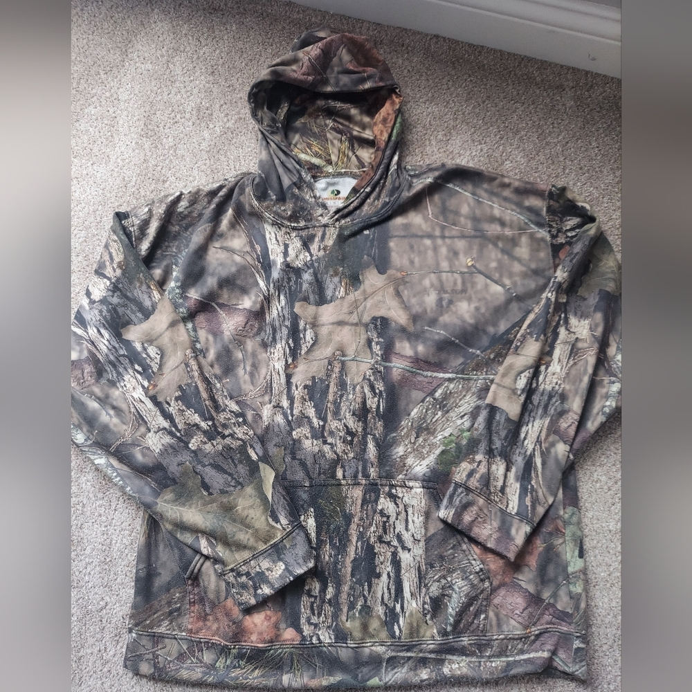 Vintage Mossy Oak Camouflage Hoodie